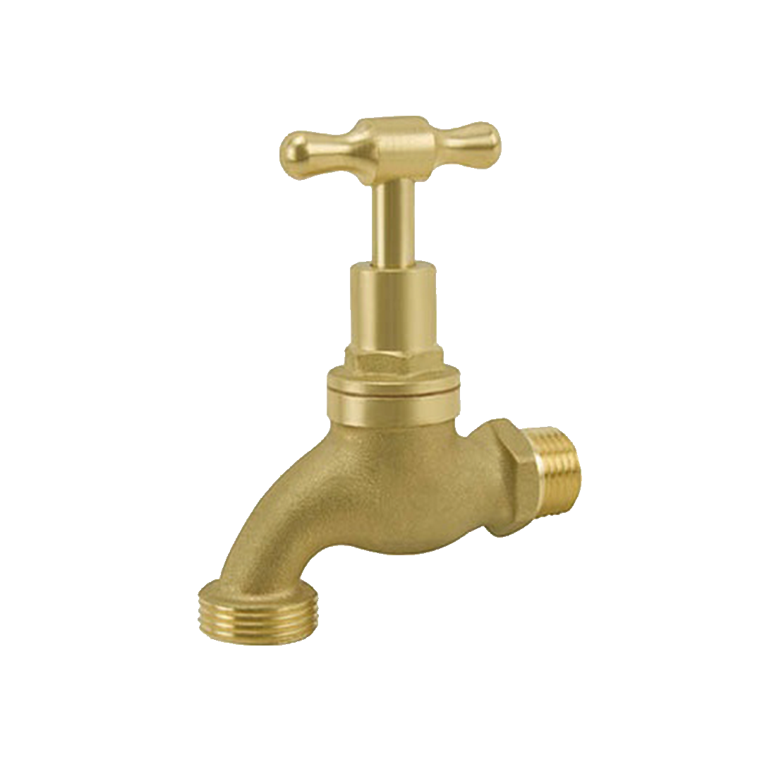 Hose Bib T/Head MI 15mm Plumbers Choice