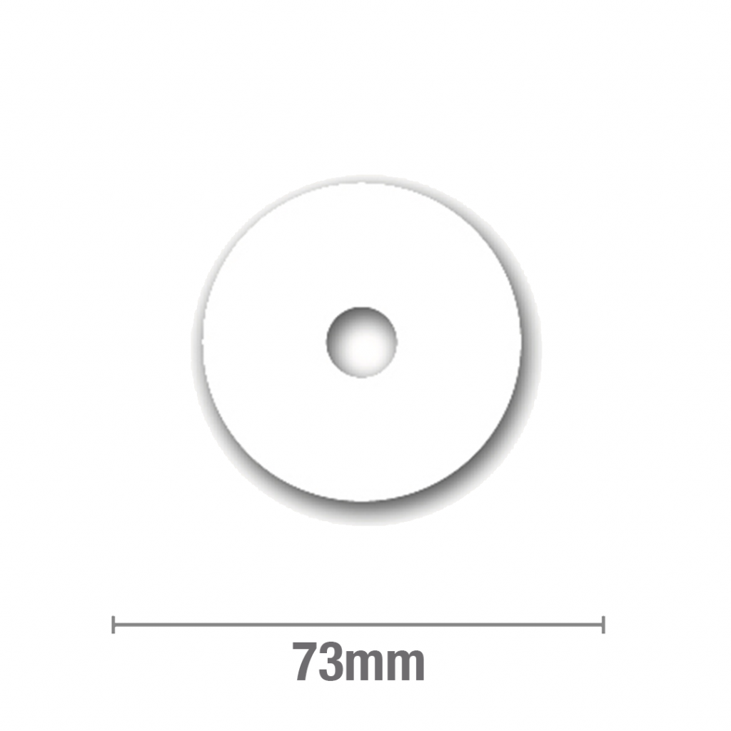 Cover Plate White Plastic 1/2" BSP Per 50 Plumbers Choice